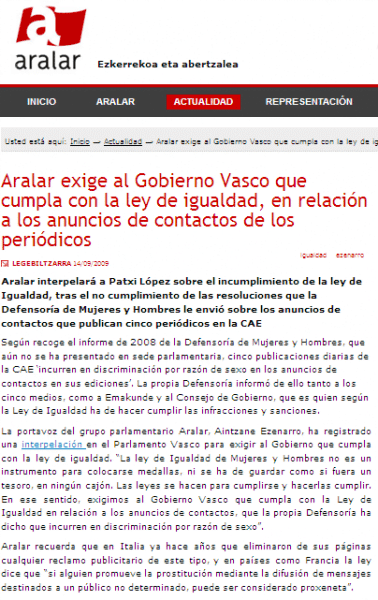 aralar contactos 2