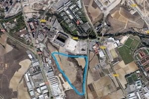 Imagen del terreno del Garitón, propuesto por el PPN para el campus de FP